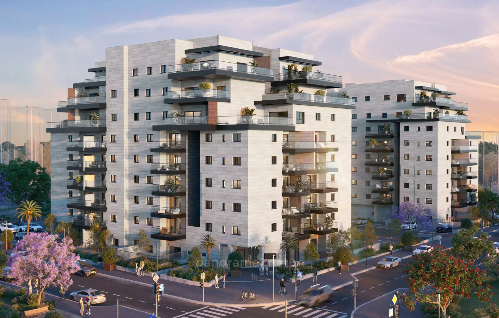 Progetto residenziale unico che ridefinisce la vita di lusso in un quartiere dinamico di Ashkelon