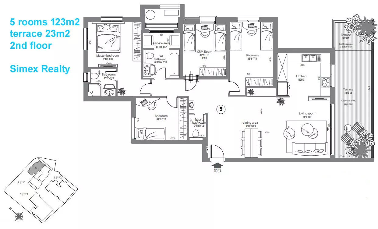 Nuevo proyecto Ramat Bet Shemesh - 3-4-5 habitaciones, planta jardín y áticos
